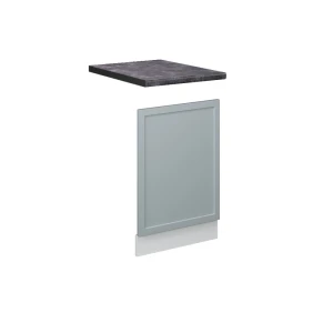 Frontblende Fame-Line Hellblau-grau 45 cm , AP Anthrazit Vicco