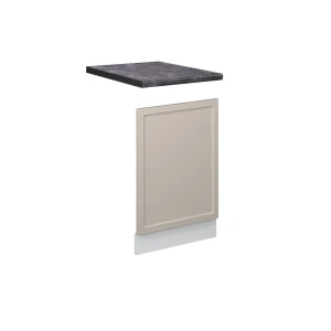 Etupaneeli Fame-Line Harmaa beige/Valkoinen 45 cm, AP Antrasiitti Vicco