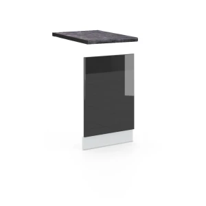 Frontplade Fame-Line Antracit højglans 45 cm , BP Antracit Vicco
