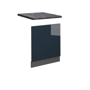 Panel przedni Fame-Line Ciemnoniebieski wysoki połysk 60 cm , BP Antracyt Vicco