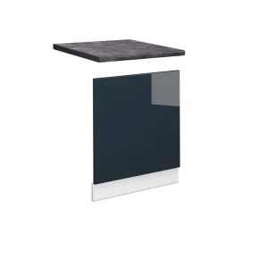 Panel przedni Fame-Line Ciemnoniebieski wysoki połysk 60 cm , BP Antracyt Vicco