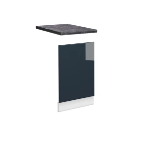 Façade Fame-Line Bleu foncé brillant 45cm , PT Anthracite Vicco