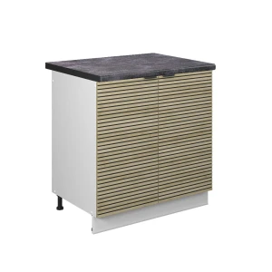 Vaskeskab Fame-Line Panel i eg 80 cm , BP Antracit Vicco