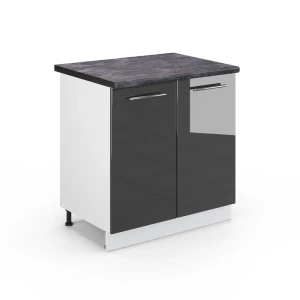Vaskeskab Fame-Line Antracit højglans 80 cm , BP Antracit Vicco