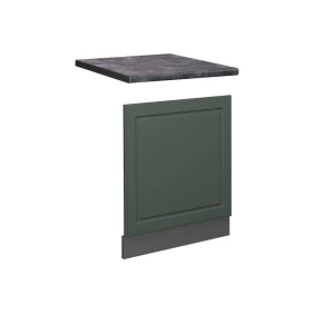 Predný panel Fame-Line Zelený a zlatý vidiecky dom 60 cm , AP Antracit Vicco