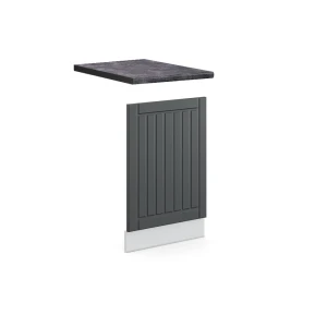 Etupaneeli Fame-Line Antrasiitti maalaistalo 45 cm , AP Antrasiitti Vicco