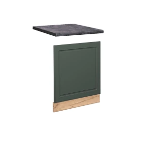 Predný panel Fame-Line Zelený a zlatý vidiecky dom 60 cm , AP Antracit Vicco