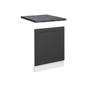 Frontplade Fame-Line Antracit-guld 60 cm , BP Antracit Vicco