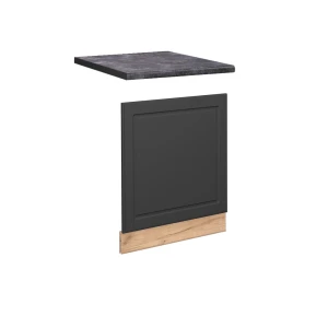 Frontplade Fame-Line Antracit-guld 60 cm , BP Antracit Vicco