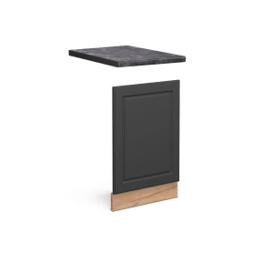 Frontplade Fame-Line Antracit-guld 45 cm , BP Antracit Vicco