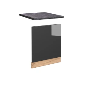 Frontplade Fame-Line Antracit højglans 60 cm , BP Antracit Vicco