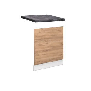 Frontplade Fame-Line Gold power oak 60 cm , BP Antracit Vicco