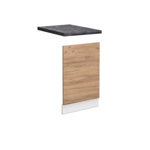 Frontplade Fame-Line Gold power oak 45 cm , BP Antracit Vicco