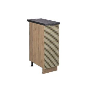 Apotekerskab Fame-Line Panel i eg 30 cm , BP Antracit Vicco