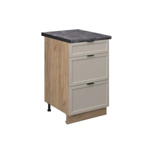 Køkkenskab Fame-Line GråBeige 50 cm , BP Antracit Vicco