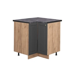 Meuble d'angle Fame-Line Anthracite-or 80.5cm , PT Anthracite Vicco