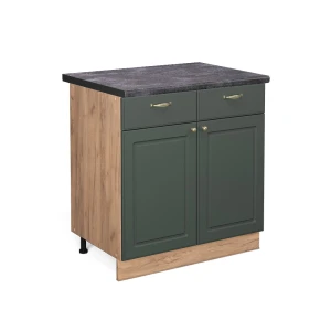 Szafka dolna do kuchni Fame-Line Green Gold Country 80 cm , BP Antracyt Vicco