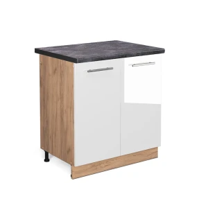Vaskeskab Fame-Line Hvid højglans 80 cm , BP Antracit Vicco