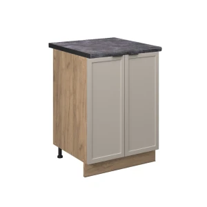 Køkkenskab Fame-Line GråBeige 60 cm , BP Antracit Vicco