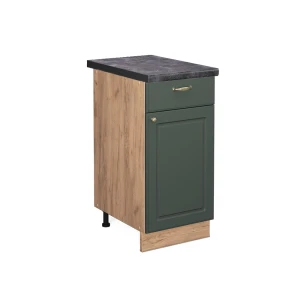 Køkkenskab Fame-Line Grøn guld Country 40 cm , BP Antracit Vicco