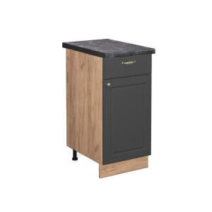 Køkkenskab Fame-Line Antracit-guld 40 cm , BP Antracit Vicco