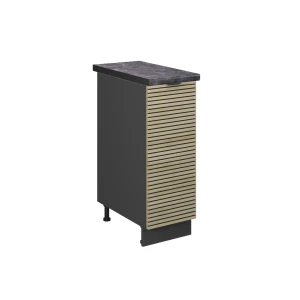 Apotekerskab Fame-Line Panel i eg 30 cm , BP Antracit Vicco