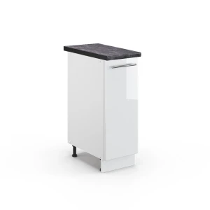 Apotekerskab Fame-Line Hvid højglans 30 cm , BP Antracit Vicco