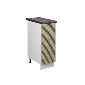 Apotekerskab Fame-Line Panel i eg 30 cm , BP Antracit Vicco
