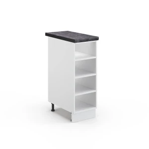 Køkkenreol Fame-Line Hvid 30 cm , BP Antracit Vicco