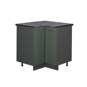 Meuble d'angle Fame-Line Vert Or Campagne 80.5cm , PT Anthracite Vicco