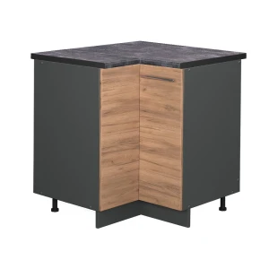Hjørneskab Fame-Line Gold power oak 80.5 cm , BP Antracit Vicco