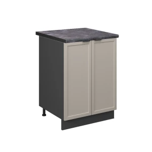 Køkkenskab Fame-Line GråBeige 60 cm , BP Antracit Vicco