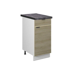 Køkkenskab Fame-Line Panel i eg 40 cm , BP Antracit Vicco