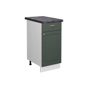 Køkkenskab Fame-Line Grøn guld Country 40 cm , BP Antracit Vicco
