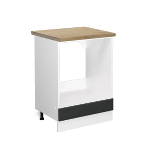 Komfurindbygningsskab R-Line Antracit landhus 60 cm , BP Eg Vicco