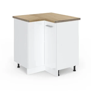 Hjørneskab R-Line Hvid højglans 75.6 cm , BP Eg Vicco