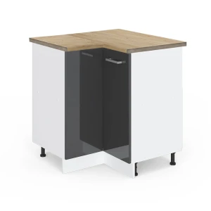 Hjørneskab R-Line Antracit højglans 75.6 cm , BP Eg Vicco