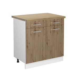Køkkenskab R-Line Håndværker egetræ 80 cm , BP Eg Vicco