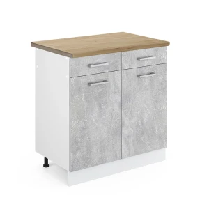 Køkkenskab R-Line Beton 80 cm , BP Eg Vicco