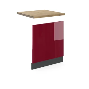 Frontplade R-Line Rød 60 cm AP Oak Vicco