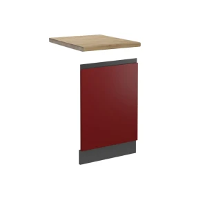 Panel przedni R-Line Czerwony 45 cm  J-Shape, BP Dąb Vicco