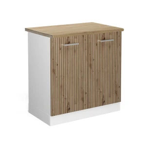 Vaskeskab R-Line Håndværker egetræ 80 cm , BP Eg Vicco