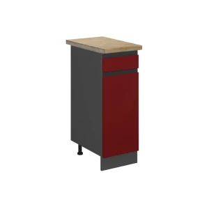 Køkkenskab R-Line Rød 30 cm , BP Eg Vicco