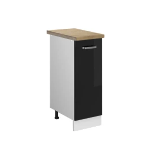 Apotekerskab R-Line Sort højglans 30 cm , BP Eg Vicco