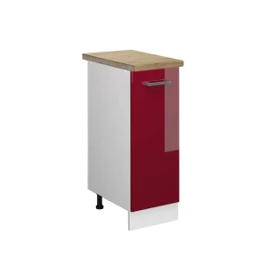 Apotekerskab R-Line Rød højglans 30 cm , BP Eg Vicco