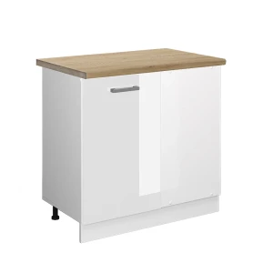 Hjørneskab R-Line Hvid højglans 86 cm , BP Eg Vicco
