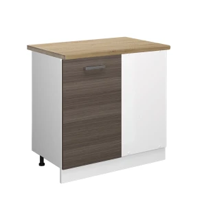 Hjørneskab R-Line Ædel grå 86 cm , BP Eg Vicco
