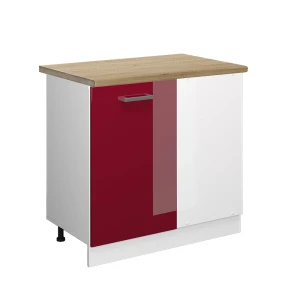 Hjørneskab R-Line Rød højglans 86 cm , BP Eg Vicco