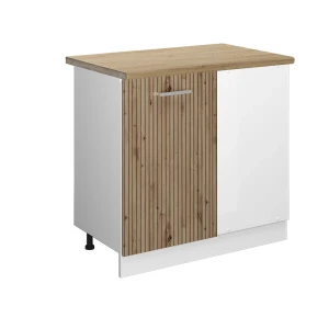 Szafka narożna R-Line Dąb rzemieślniczy 86 cm , BP Dąb Vicco