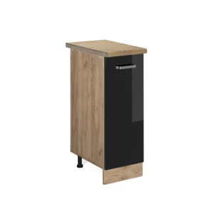 Apotekerskab R-Line Sort højglans 30 cm , BP Eg Vicco